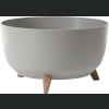 Doniczka misa Roma ECO wood 47 h26,5 - Szara