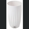 Donica MIRA wysoka Slim ECO recycled + wkład 25 h42 - Biała