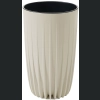Donica MIRA wysoka Slim ECO recycled + wkład 25 h42 - Beżowa
