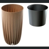 Donica MIRA wysoka Slim ECO wood + wkład 25 h42 - Naturalne drewno