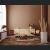 Donica MIRA wysoka Slim ECO wood + wkład 30 h51 - Biały