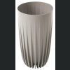 Donica MIRA wysoka Slim ECO wood + wkład 30 h51 - Szary