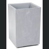 Doniczka KARO wysoka ECO recycled na kółkach 40x40 h60 - Szary Beton