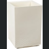 Doniczka KARO wysoka ECO recycled na kółkach 40x40 h60 - Krem