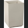 Doniczka KARO wysoka ECO recycled na kółkach 40x40 h60 - Beżowa