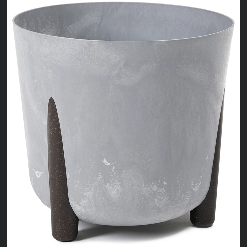 Doniczka Frida ECO recycled 34 h32 - Szary Beton
