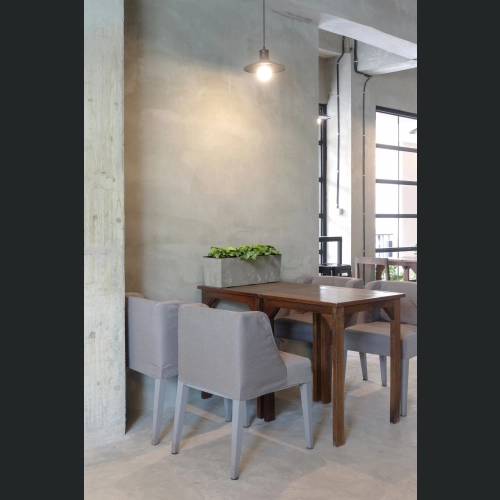 Skrzynka Begonia 19x56 h19,5 - Szary Beton mat