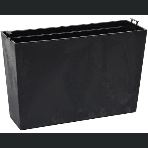 Skrzynka Werbena 19x56 h36 - Czarny Beton mat