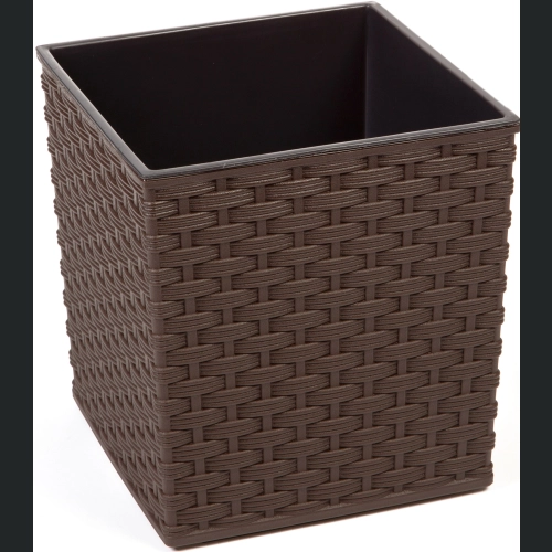 Doniczka Juka + wkład 30x30 h31 - Mokka rattan