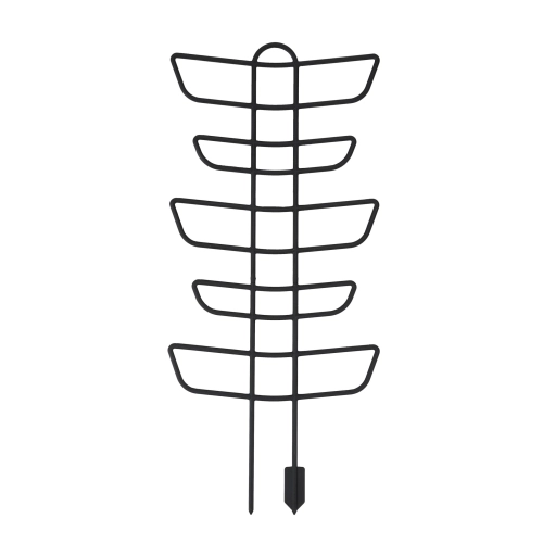 2 x Podpórka do roślin drabinka 55 cm - wzór geometryczny