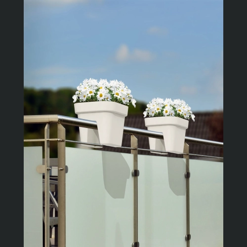 Donica balustradowa Lobelia 45x29 h24 - Krem