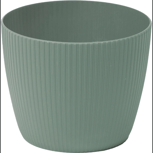 Doniczka MAGNOLIA Jumper ECO recycled 30 h25 - Szarozielony