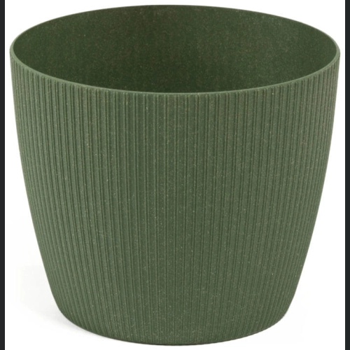 Doniczka MAGNOLIA Jumper ECO wood 11 h8 - Zielony Leśny