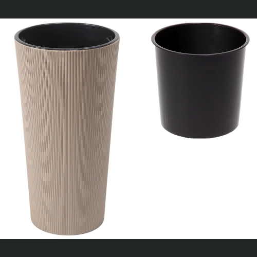 Donica LILIA Jumper ECO coffee + wkład 25 h47 - Latte
