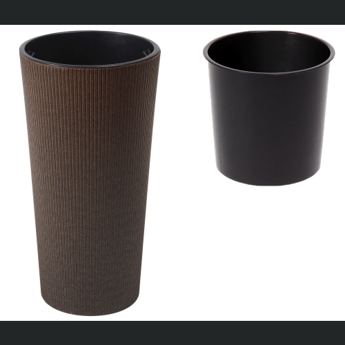Donica LILIA Jumper ECO coffee + wkład 25 h47 - Espresso