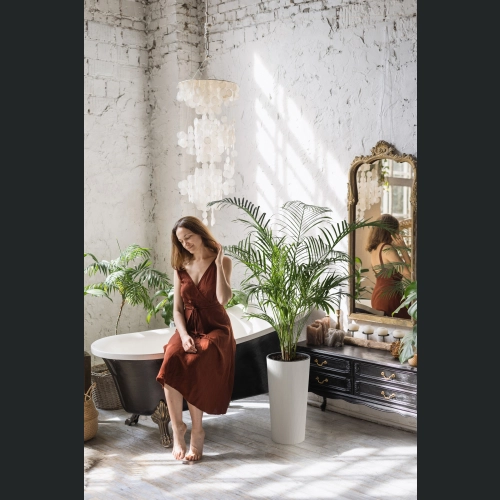 Donica LILIA Jumper ECO recycled + wkład 19 h36 - Biały