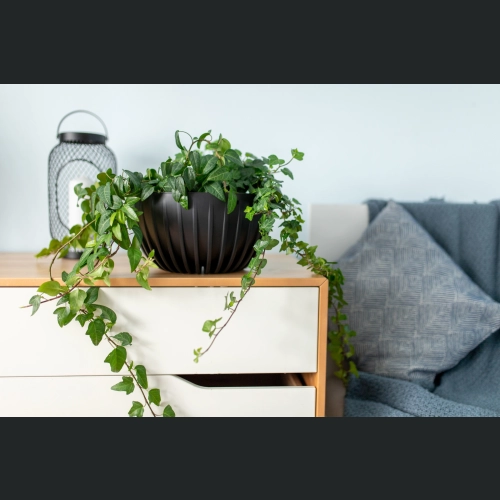 Misa stojąca MIRA ECO recycled 24 h14 + wkładka - Czarna
