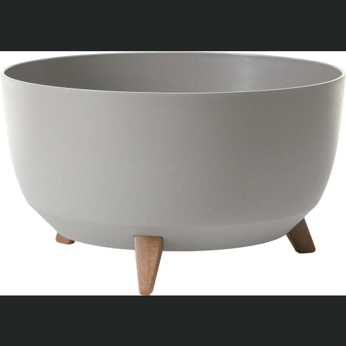 Doniczka misa Roma ECO wood 47 h26,5 - Szara