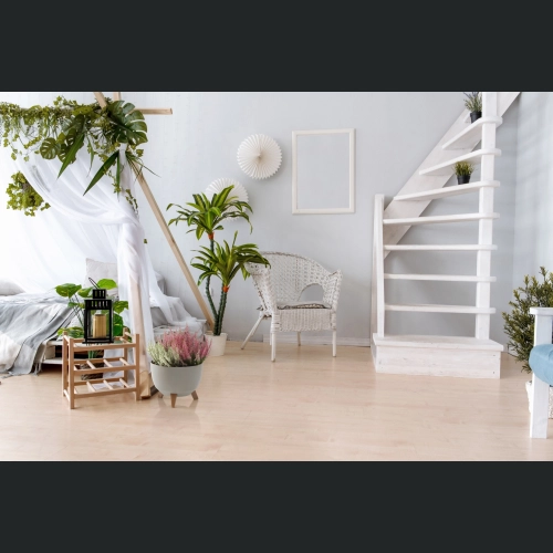 Doniczka misa Roma ECO wood 33 h23,5 - Szara