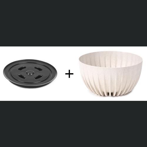 Misa stojąca MIRA ECO wood 30 h15 + wkładka - Biały