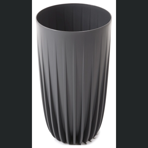 Donica MIRA wysoka Slim ECO recycled + wkład 25 h42 - Antracyt
