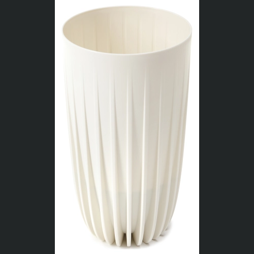 Donica MIRA wysoka Slim ECO recycled + wkład 30 h51 - Krem