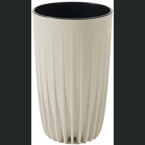 Donica MIRA wysoka Slim ECO recycled + wkład 30 h51 - Beżowa
