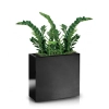 Donica z włókna szklanego FIBERGLASS high rectangle 100x34 h100 - Czarna